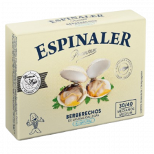 Espinaler Premium Berberechos al natural (30/40)