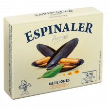 Espinaler Premium Mejillones en escabeche 12/16