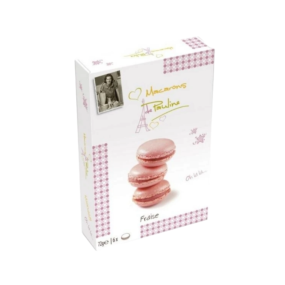 Macarons de Pauline Maduixa (72 g)