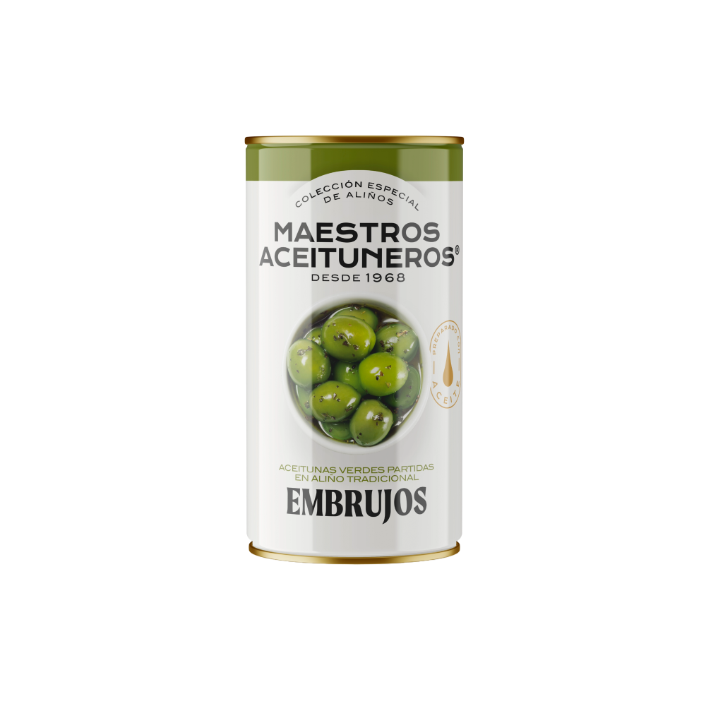 Maestros Aceituneros Olives Verdes Embrujo (350g)